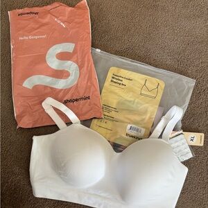 Shapermint White Seamless Shaping Bra